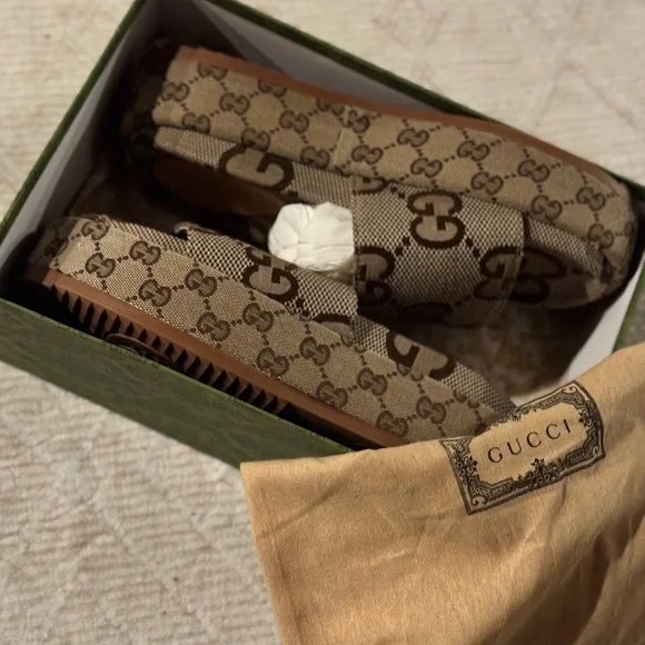 BNWB Canvas Women's platform slide sandal - Picture 7 of 11